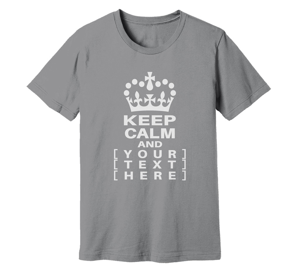 Your Personalised Keep Calm T-shirt