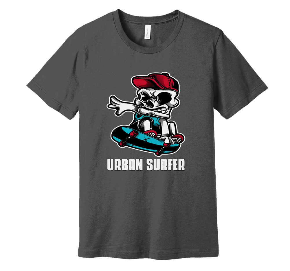Urban Surfer Skateboard T-Shirt