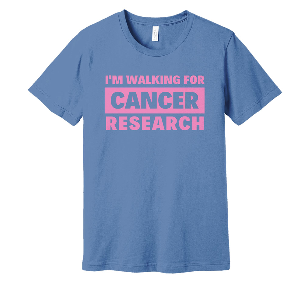 Walking for Cancer Research T-Shirt