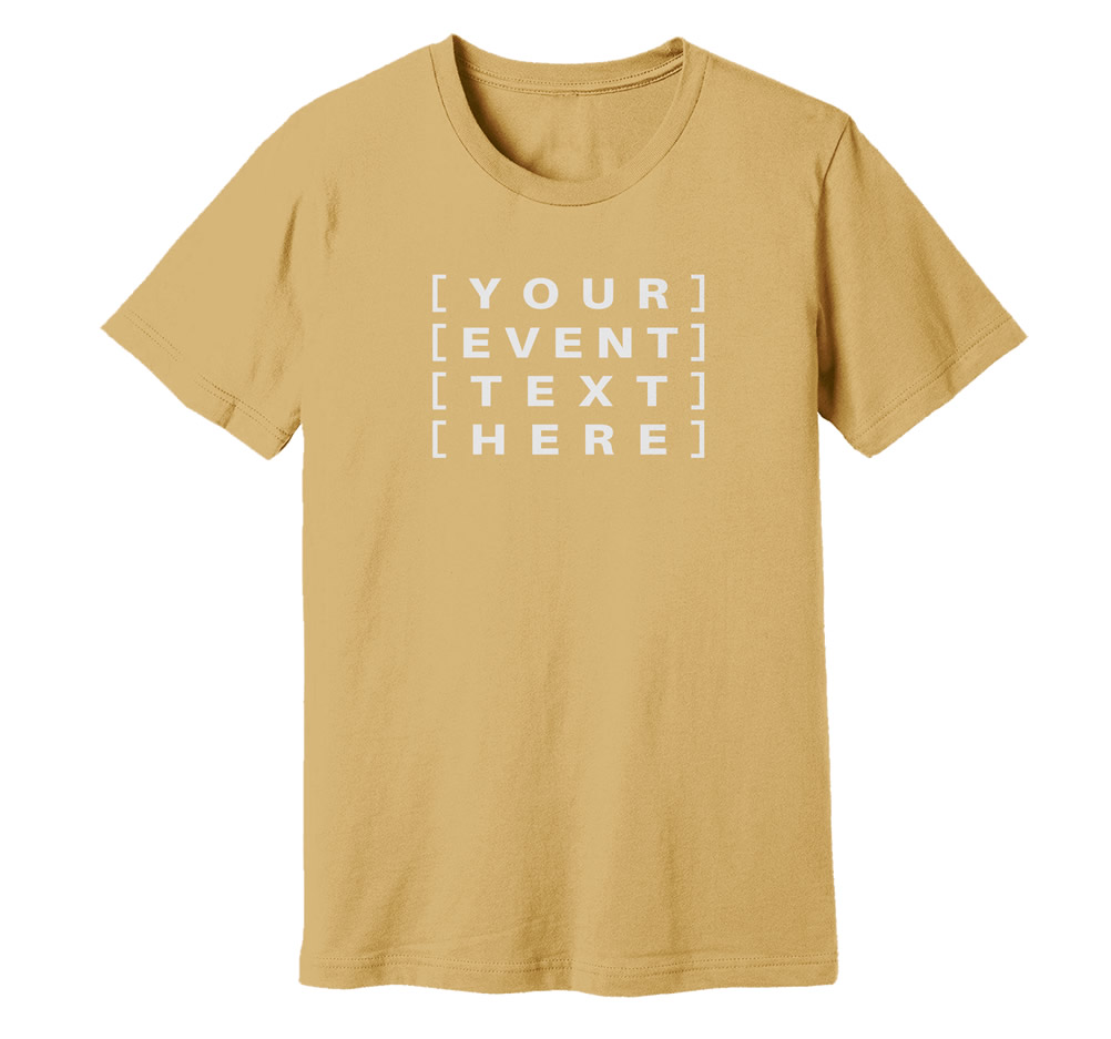 Your Personalised Event T-Shirt