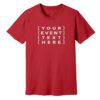 Red T-Shirt Custom printed t-shirts, caps, and hats with personalised designs for events, teams, brands, gifts, and everyday wear.