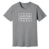 Grey - Customised Graphic T-Shirt Custom printed t-shirts, caps, and hats with personalised designs for events, teams, brands, gifts, and everyday wear.