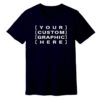 Navy - Customised Graphic T-Shirt Custom printed t-shirts, caps, and hats with personalised designs for events, teams, brands, gifts, and everyday wear.